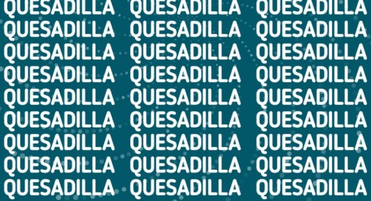 Solo una persona muy audaz puede encontrar la palabra 'Quemadilla' en menos de 5 segundos