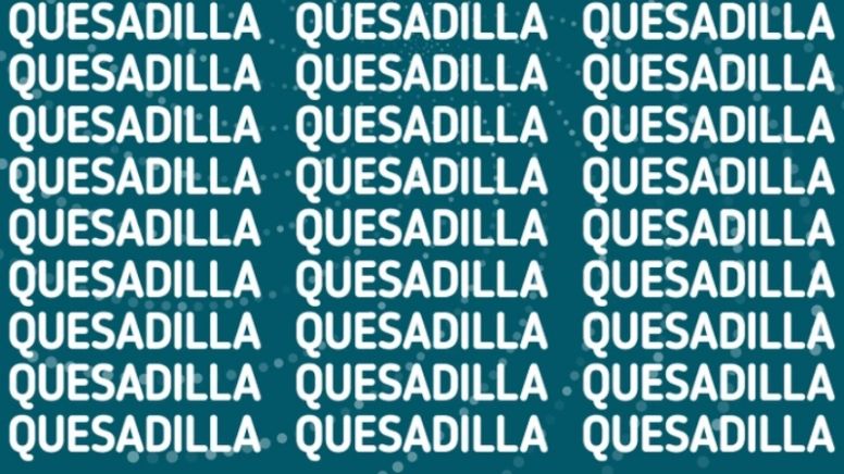 Solo una persona muy audaz puede encontrar la palabra 'Quemadilla' en menos de 5 segundos