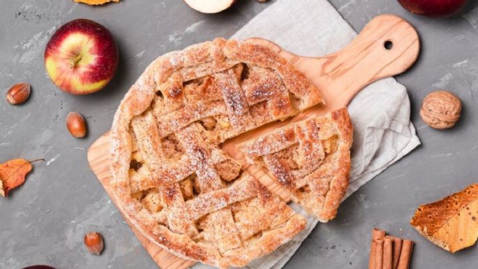 Torta de manzana y nueces, aprende a hacer esta deliciosa receta en menos de 1 hora