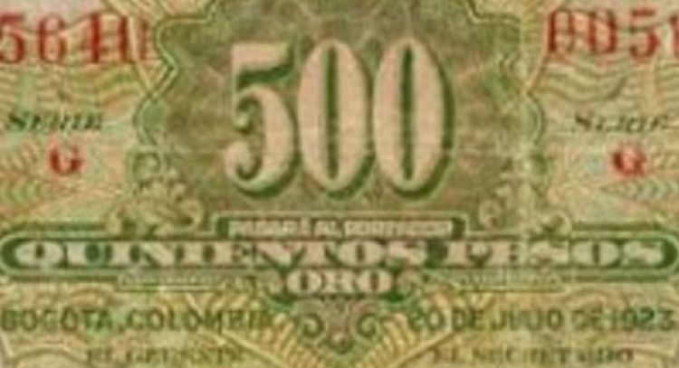 Entregan hasta 300 millones de pesos al afortunado propietario de este billete de 500 pesos colombianos