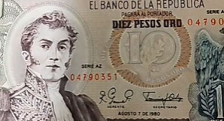 Entregan hasta 9 millones de pesos al afortunado propietario de este billete de 10 pesos colombianos