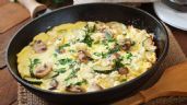 Tortilla de champiñones, prepara esta deliciosa receta con solo 6 ingredientes