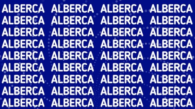 Solo la mente de un genio puede encontrar la palabra 'Alberga' en menos de 5 segundos