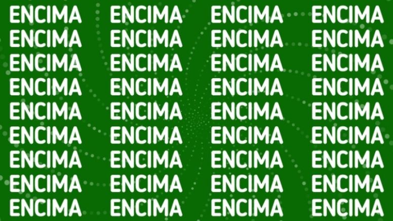 Solo una mente muy ágil puede encontrar la palabra 'Enzima' en menos de 5 segundos
