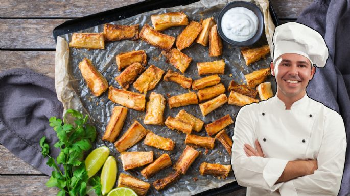 Chips de yuca al horno, cómo hacer esta sencilla receta con solo 3 ingredientes