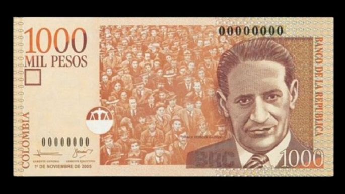 Entregan hasta 150,000 pesos por este antiguo billete colombiano de 1,000 pesos