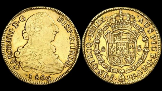 Ofrecen casi 2000 dólares por esta moneda colombiana de 8 escudos