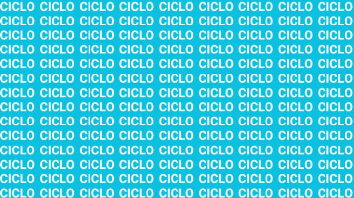 Sólo la mente de un maestro puede encontrar la palabra 'Cielo' en menos de 10 segundos