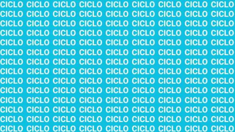Sólo la mente de un maestro puede encontrar la palabra 'Cielo' en menos de 10 segundos