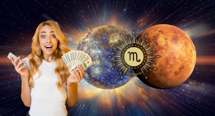 Los 3 signos que lograrán alcanzar la bonanza económica gracias a la unión de Mercurio y Venus en Escorpio