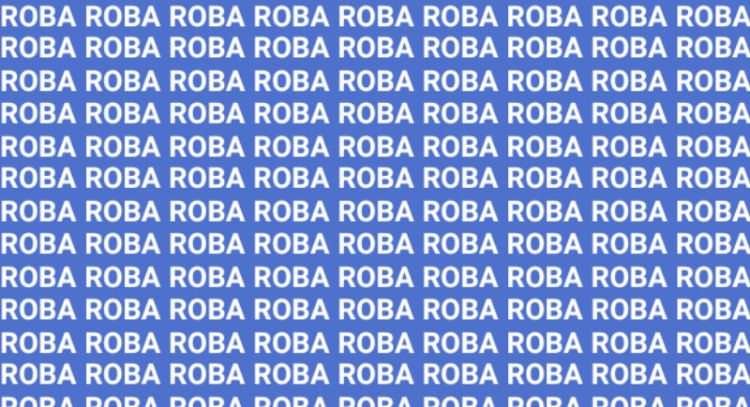 Solo la mente de un genio puede encontrar la palabra 'ROCA' en menos de 10 segundos