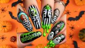 Foto ilustrativa de la nota titulada Diseños de uñas inspirados en Beetlejuice: el nail art perfecto para un Halloween