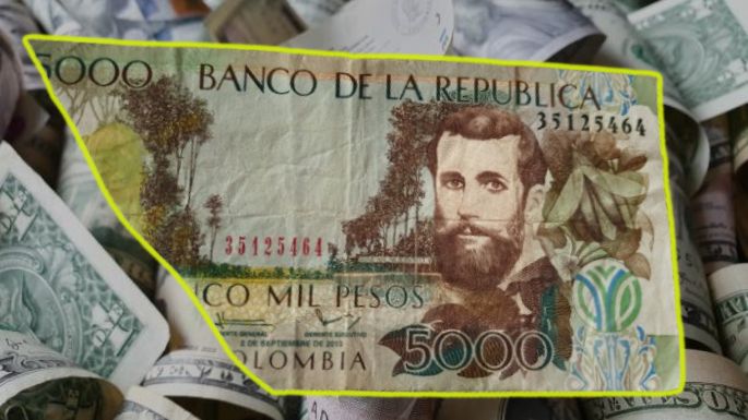 Entregan hasta 150 mil pesos por este antiguo y codiciado billete colombiano de 5000 pesos