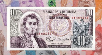 Entregan hasta 9 millones por este antiguo billete colombiano de 10 pesos oro