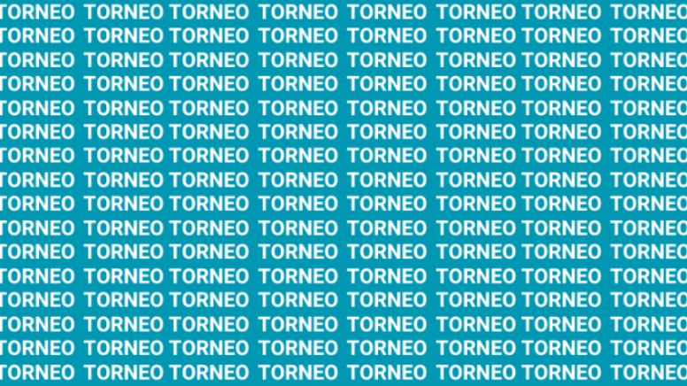 Solo una vista de águila puede encontrar la palabra "Torero" en menos de 10 segundos