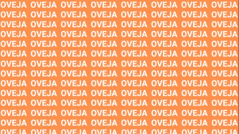 Solo la mente de un genio puede encontrar la palabra 'Oreja' en menos de 10 segundos