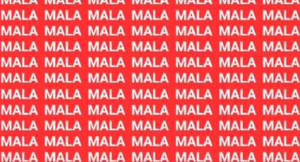 Sólo una vista aguda puede encontrar la palabra 'Mula' en menos de 10 segundos