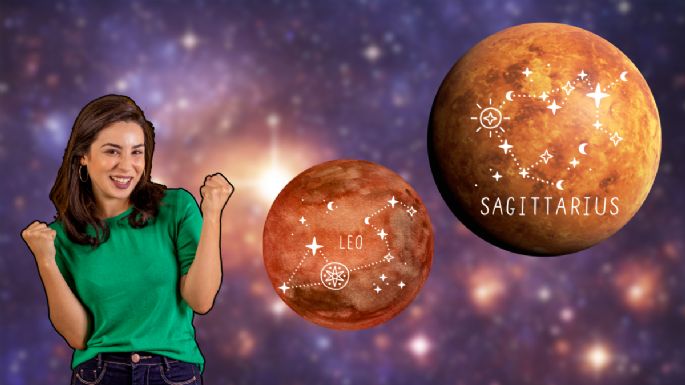 Trígono de Venus en Sagitario con Marte en Leo: los 3 signos que se entregarán a la pasión gracias a los astros