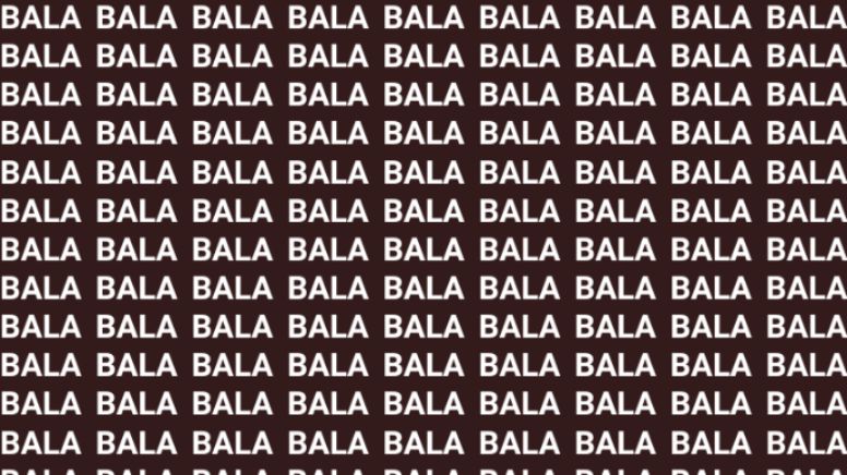 Solo una mente muy ágil puede encontrar la palabra 'Bula' en menos de 10 segundos