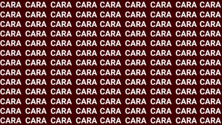 Solo una vista entrenada puede encontrar la palabra 'Capa' en menos de 10 segundos