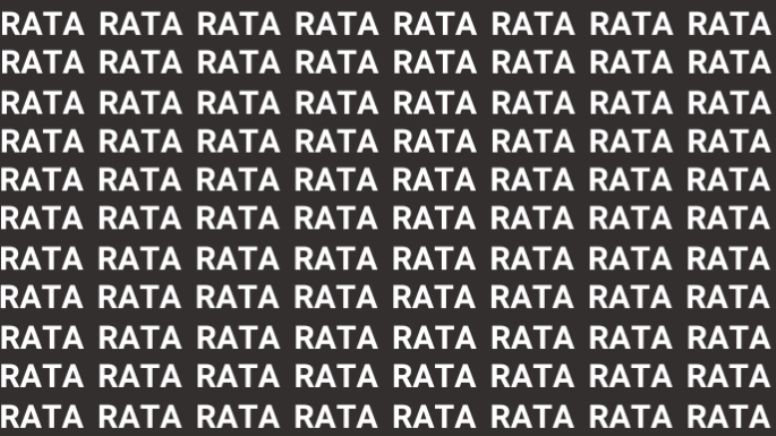 Solo una vista de águila puede encontrar la palabra "Pata" en menos de 10 segundos