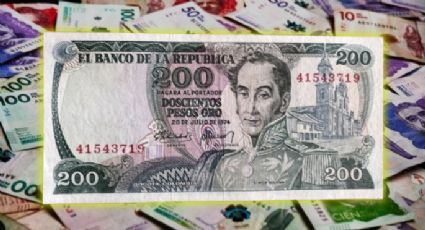 Entregan hasta 750 mil pesos por este antiguo y codiciado billete colombiano de 200 pesos oro