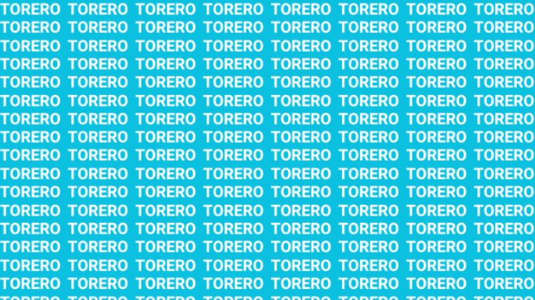 Solo una vista entrenada puede encontrar la palabra 'Torneo' en menos de 10 segundos