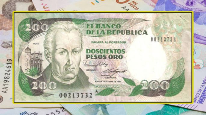 Entregan hasta 150 mil pesos por este antiguo y codiciado billete colombiano de 200 pesos