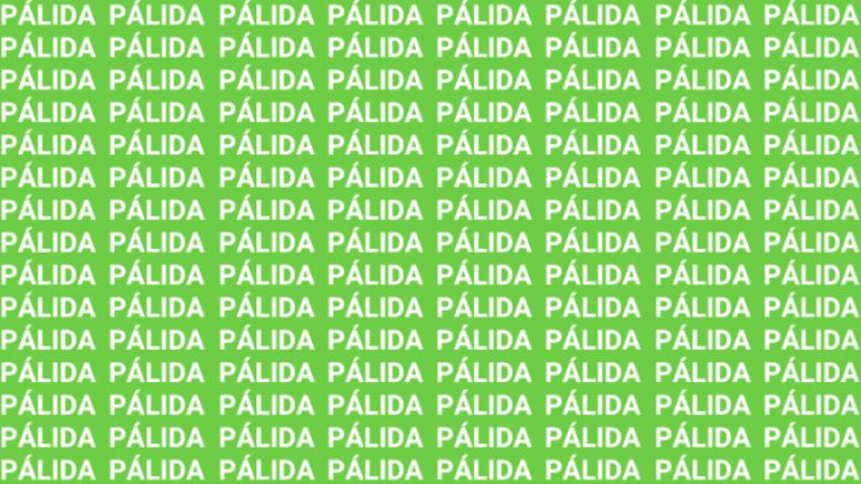 Sólo una mente muy inteligente puede encontrar la palabra 'Lápida' en menos de 10 segundos