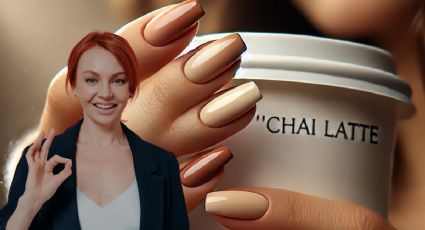 4 diseños de uñas con efecto chai latte que revolucionaron el art nail