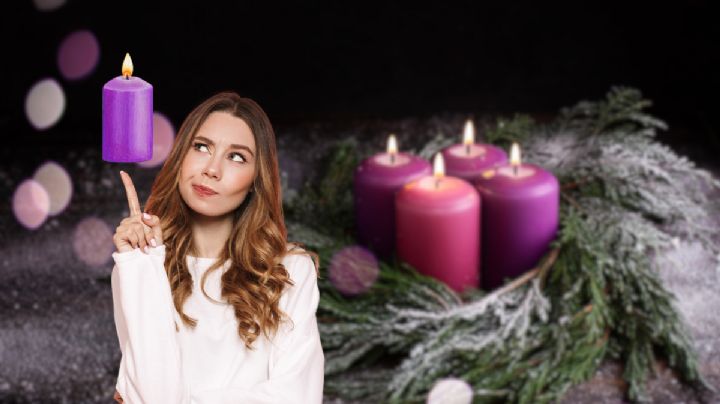 Qué significan las velas moradas en la Corona de Adviento que se encienden a partir de este 1 de diciembre