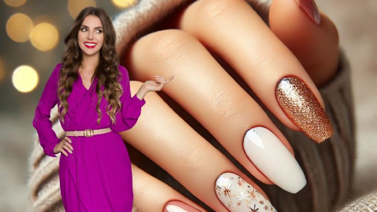 Los 5 diseños de uñas con brillos y elegancia para Año Nuevo que deslumbran y atraen prosperidad