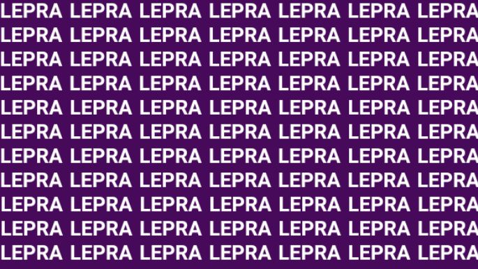 Solo una persona astuta puede encontrar la palabra 'Letra' en menos de 10 segundos