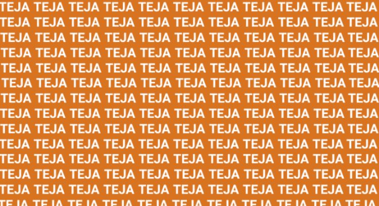 Solo una persona astuta puede encontrar la palabra 'Tela' en menos de 10 segundos