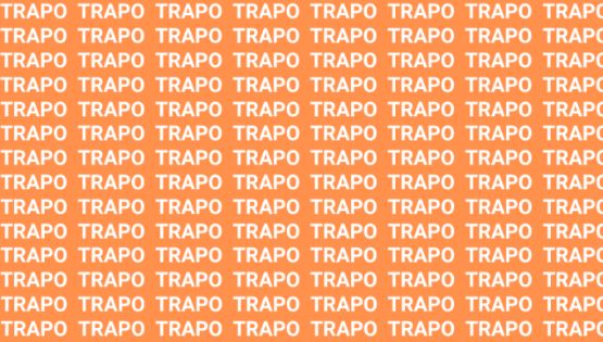 Solo una persona audaz puede encontrar la palabra 'Trago' en menos de 10 segundos