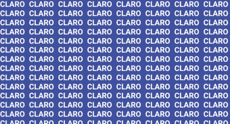 Sólo la mente de un maestro puede encontrar la palabra 'Cloro' en menos de 10 segundos