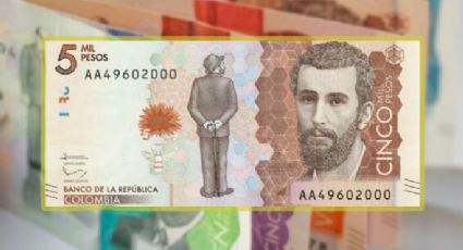 Entregan más de 500 mil pesos por este codiciado billete 'sancocho' de 5000 pesos colombianos