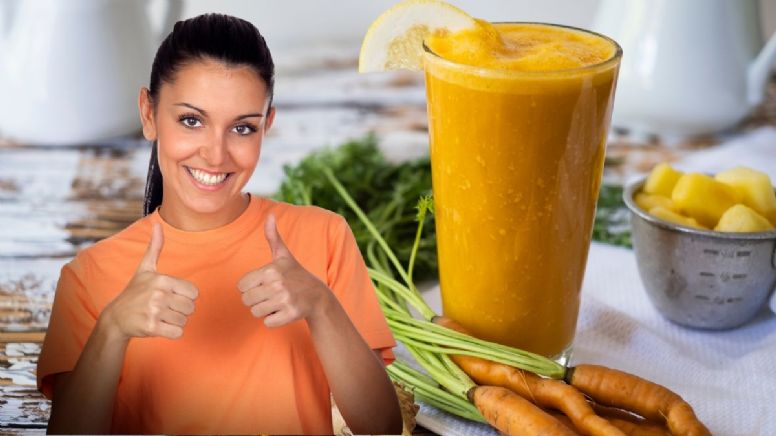 Batido de piña y zanahoria, aprende a hacer un delicioso y saludable smoothie con solo 3 ingredientes