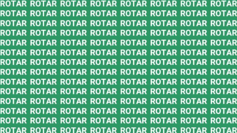 Solo la mente de un genio puede encontrar la palabra 'Robar' en menos de 10 segundos