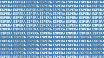 Solo una vista privilegiada puede encontrar la palabra 'Esfera' en menos de 10 segundos