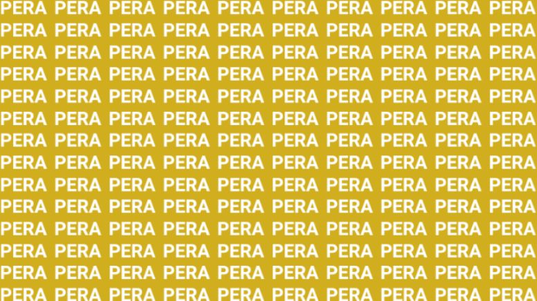 Solo una vista privilegiada puede encontrar la palabra "Pena" en menos de 10 segundos