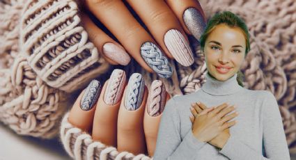 Sweater nails: el diseño de manicura que es tendencia por su originalidad