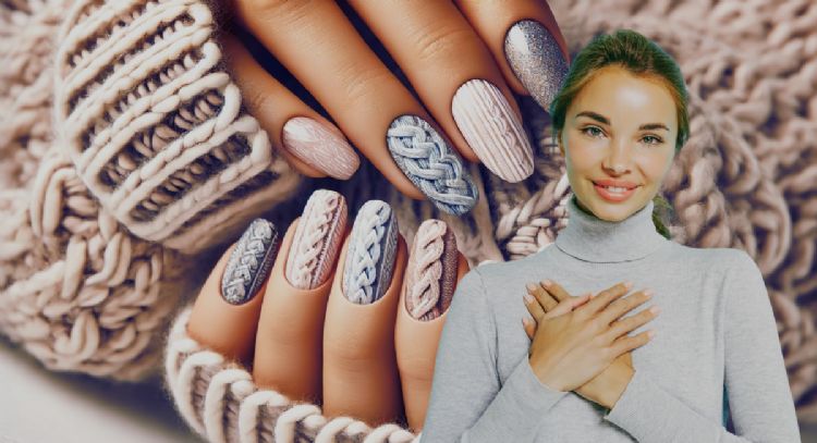 Sweater nails: el diseño de manicura que es tendencia por su originalidad
