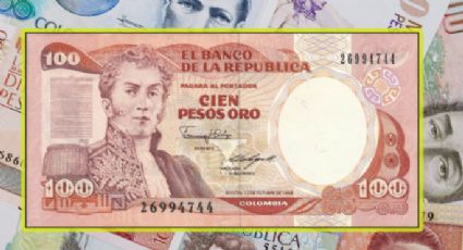 Entregan más de 800 mil pesos por este antiguo y codiciado billete de 100 pesos oro colombianos