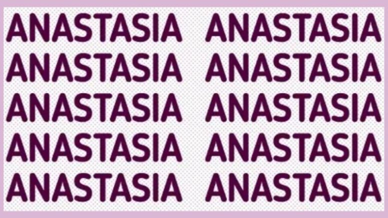 Solo la mente de un genio puede encontrar la palabra 'ANESTESIA' en menos de 5 segundos