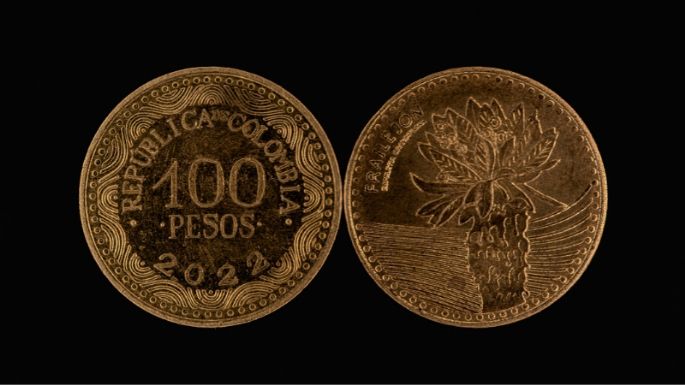 Entregan más de $70,000 pesos al afortunado propietario de esta moneda de 100 pesos colombianos