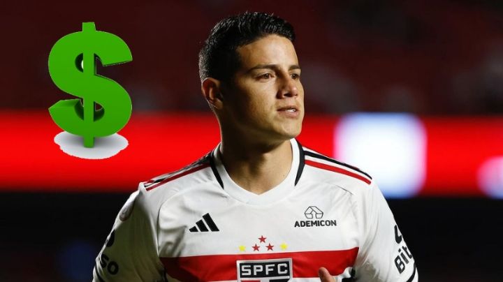 Respira profundo antes de conocer el 'sueldazo' que cobrará James Rodríguez en Sao Paulo