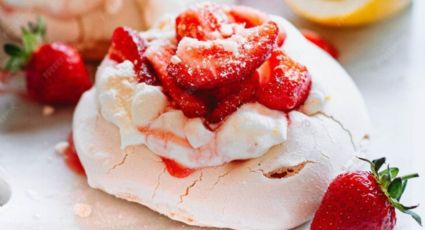 Merengón de fresas, aprende a hacer este delicioso postre ideal para el antojo