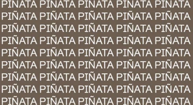Sólo un auténtico genio puede encontrar la palabra 'PIRATA' en menos de 5 segundos