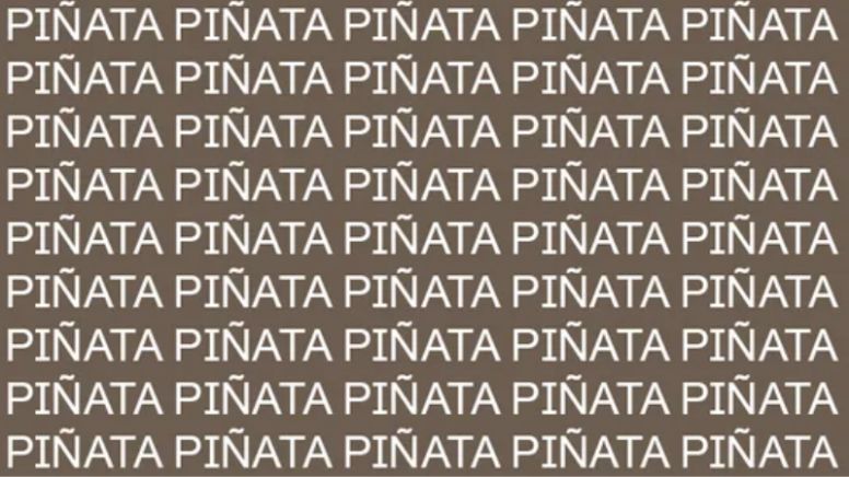 Sólo un auténtico genio puede encontrar la palabra 'PIRATA' en menos de 5 segundos
